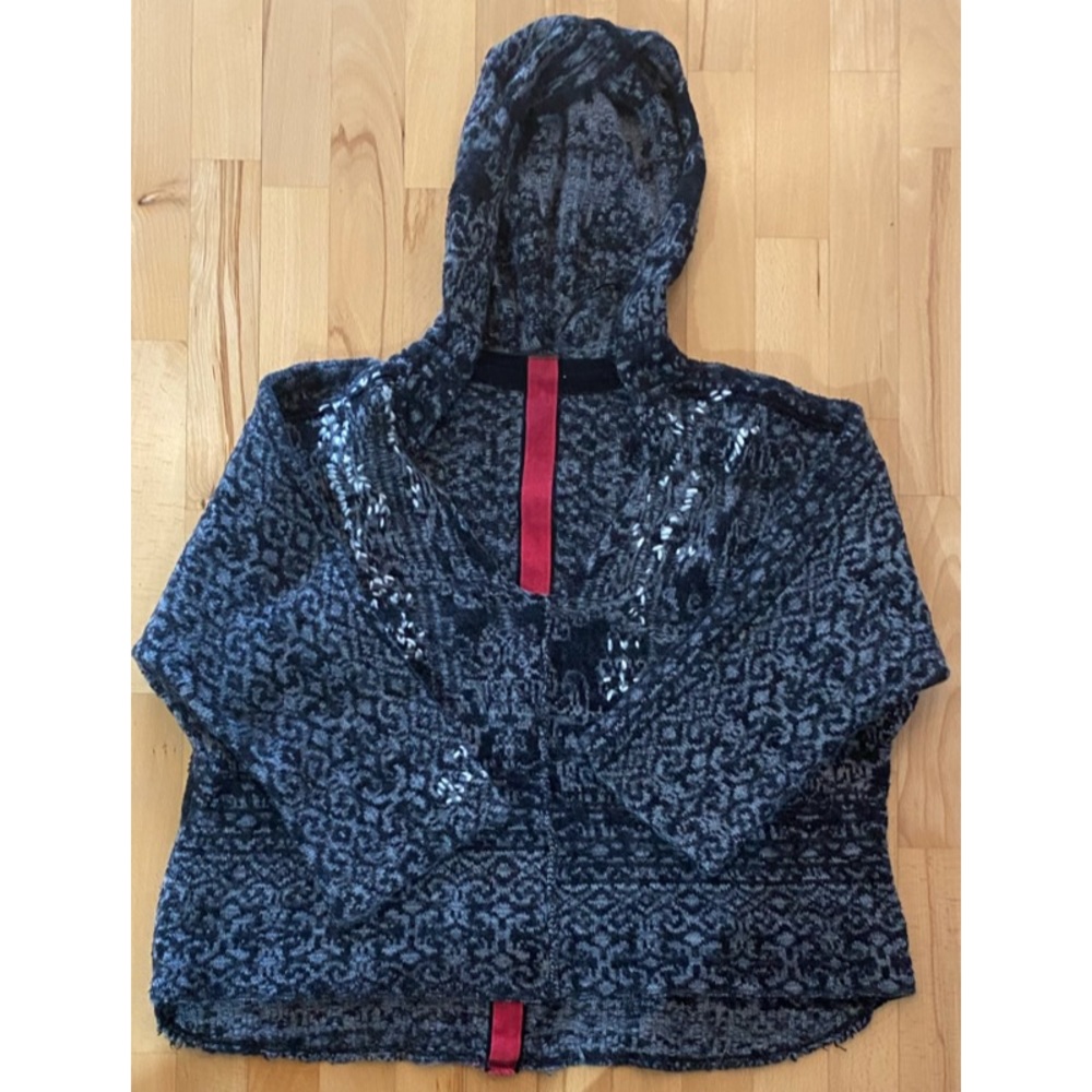 RARE Sample Free People Fair Isle Poncho XS